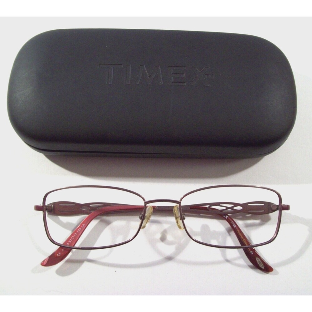 Timex Eyeglasses T192, Frames Only with Case, Pink